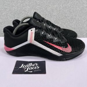 Nike Metcon 6 By You Shoes Mens Size 8 Black Pink Training Sneakers DA2894-991